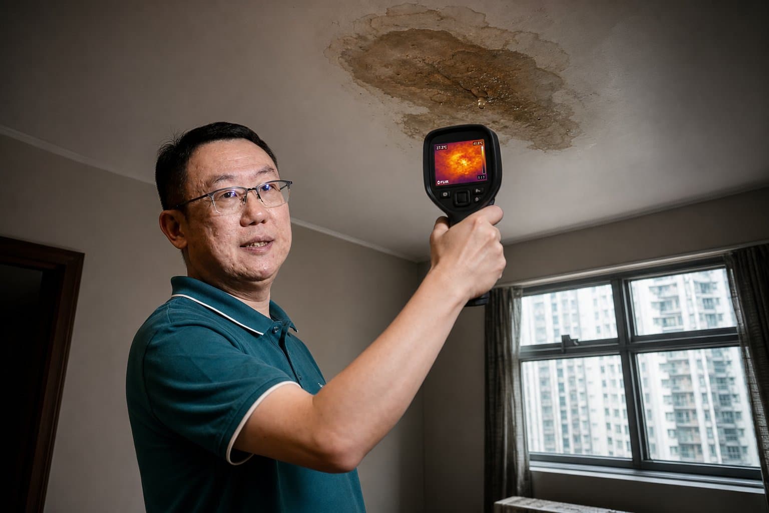2026 漏水勘察 紅外線熱成像偵測牆內滲漏